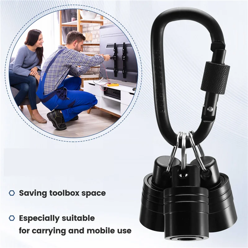 

【Shopper’S-Favorite!】6 PCS SDS Shank Bits Holder Keychain Quick-Change Extension Bar Drill Bit Holder Quick Change Connect Rod T