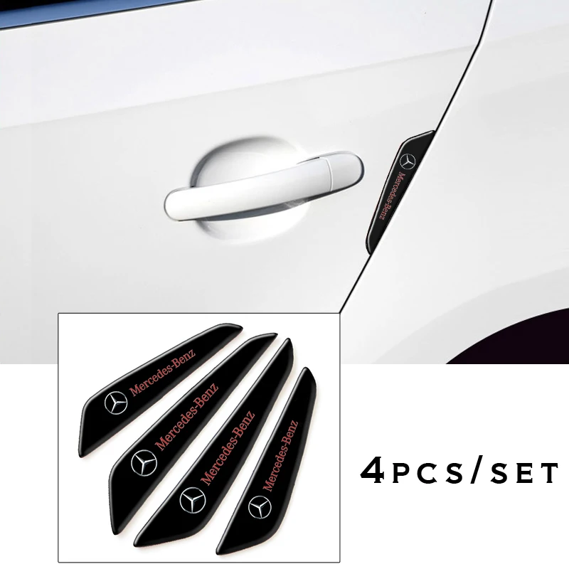 Car Door Anti-collision Protector Stickers Rear View Mirror Cover Protection Strip for Mercedes Benz C180 C200 C260 C300