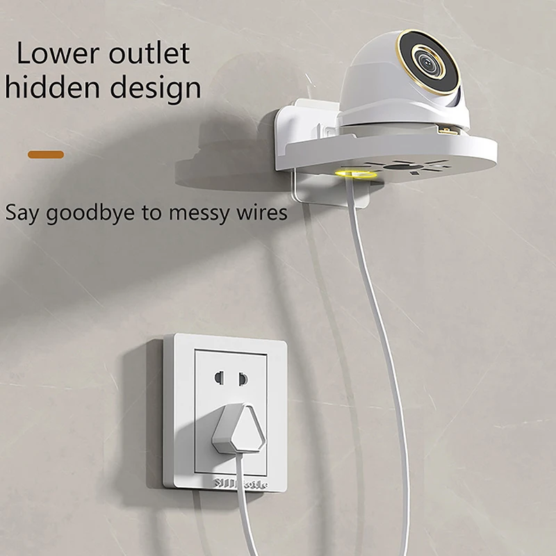 무흔적 벽걸이 브래킷, 무펀치 보안 감시 CCTV 카메라 거치대 스탠드, 가정용 자체 접착 드릴 프리 고정 장치, 신제품