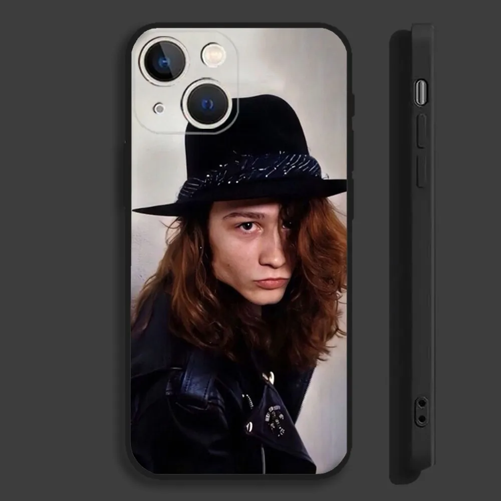 Enrique Bunbury Rock Star Phone Case For iPhone 16,15,14,13,12,11,Pro,Max,Plus,Mini,X,XS,XR,8,7,6,S,SE Soft Black Case