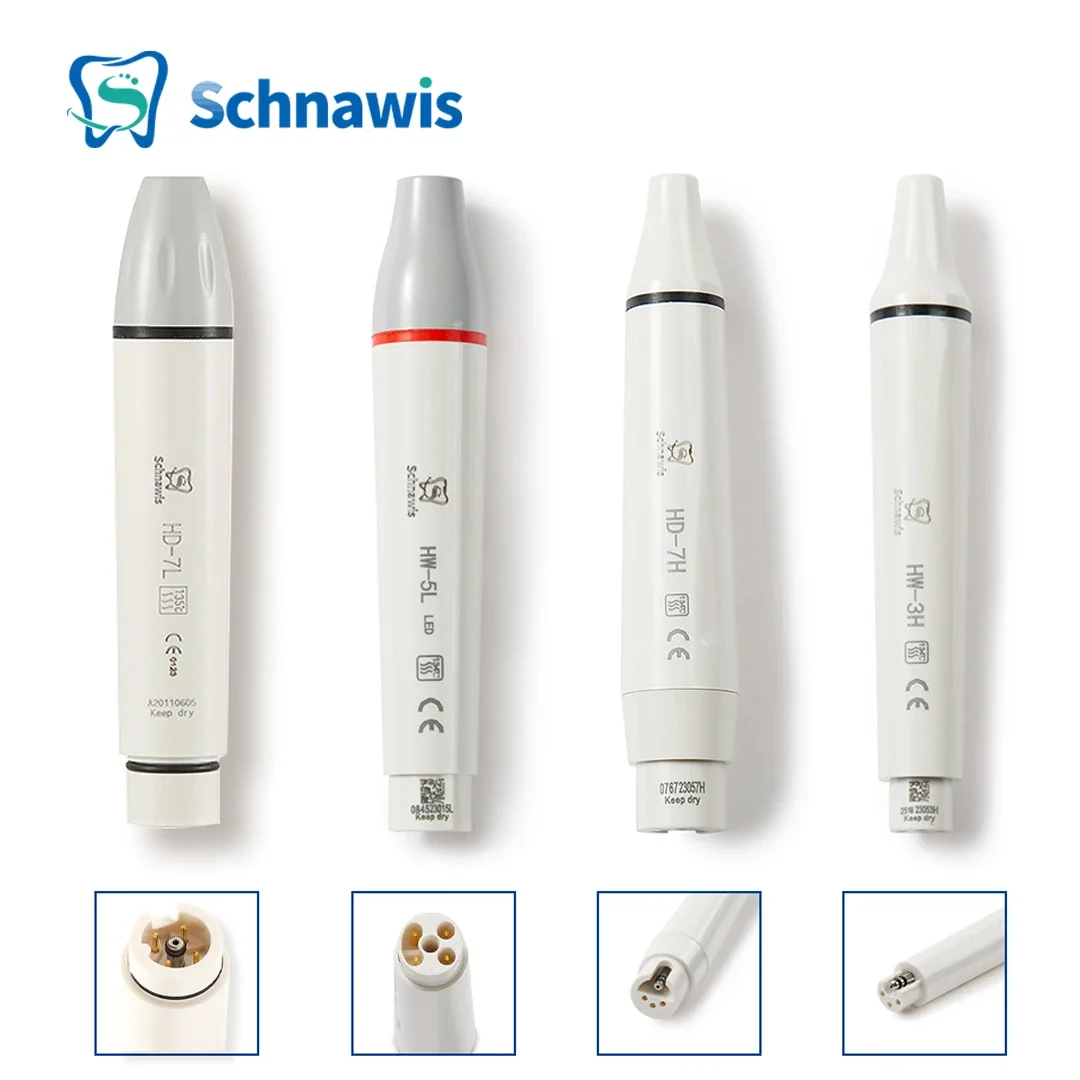 

Dental Ultrasonic Piezo Scaler Handpiece HD-7L/HW-5L With Led HD-7H/HW-3H Without Led Fit Original Handle Teeth Whitening Tools