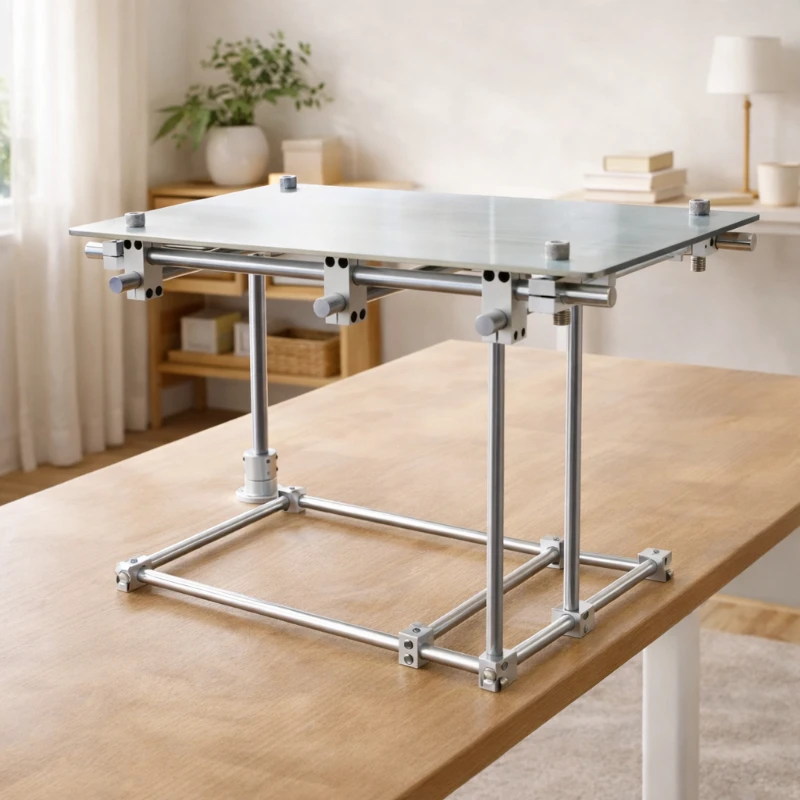

Stainless Steel Side Table Modern Minimalist Sofa End Table Square Coffee Table Mobile Floor Table for Living Room Furniture