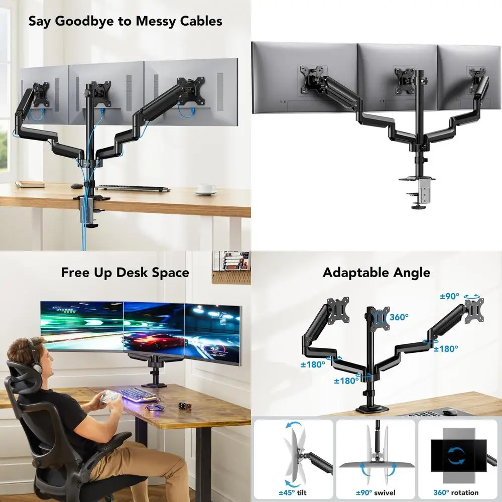 Triple Monitor Moun… - image