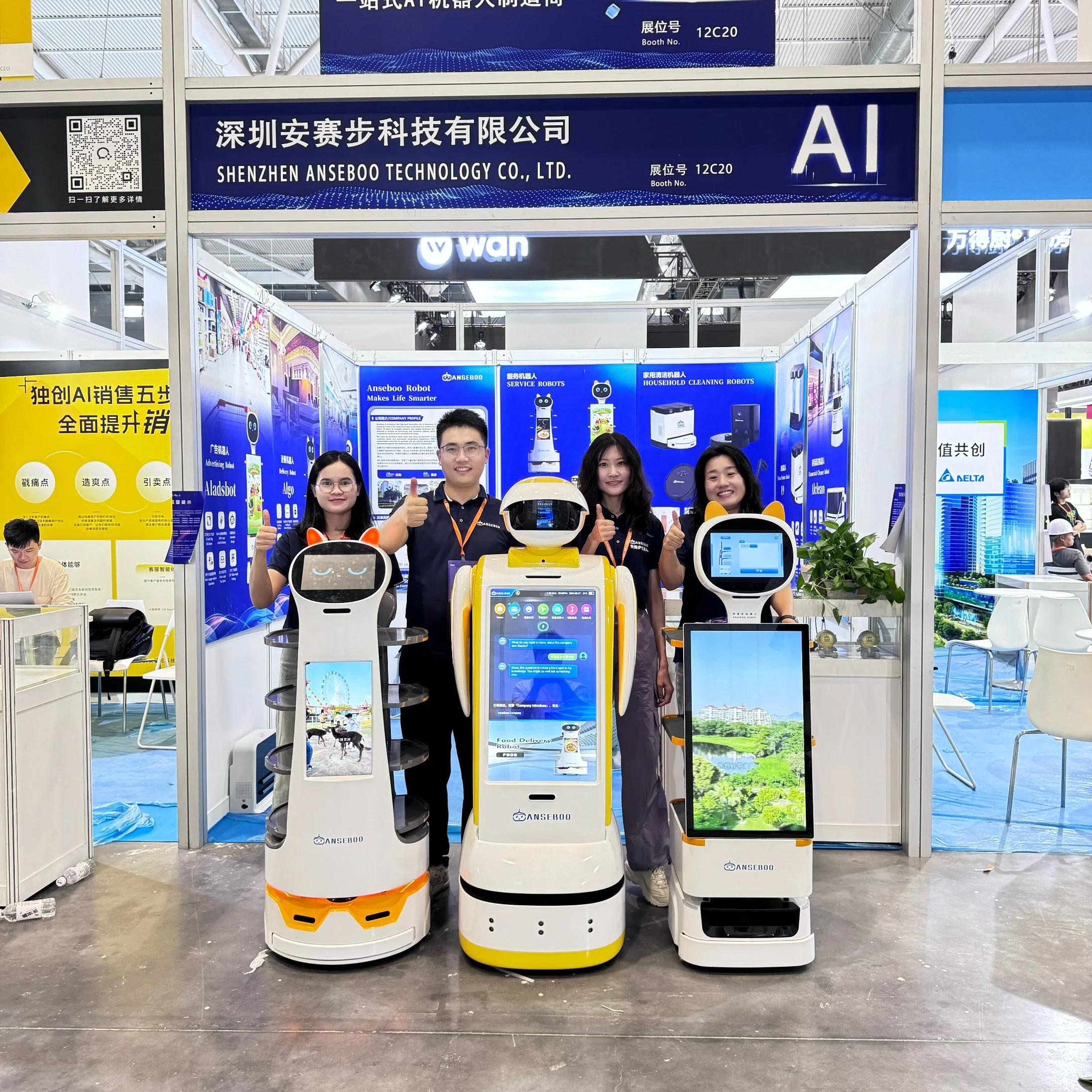 AI Shopper Guide Smart Cart Robot Maßgeschneiderte Coupon Pop-Ups für Supermärkte Hema Supermarktroboter
