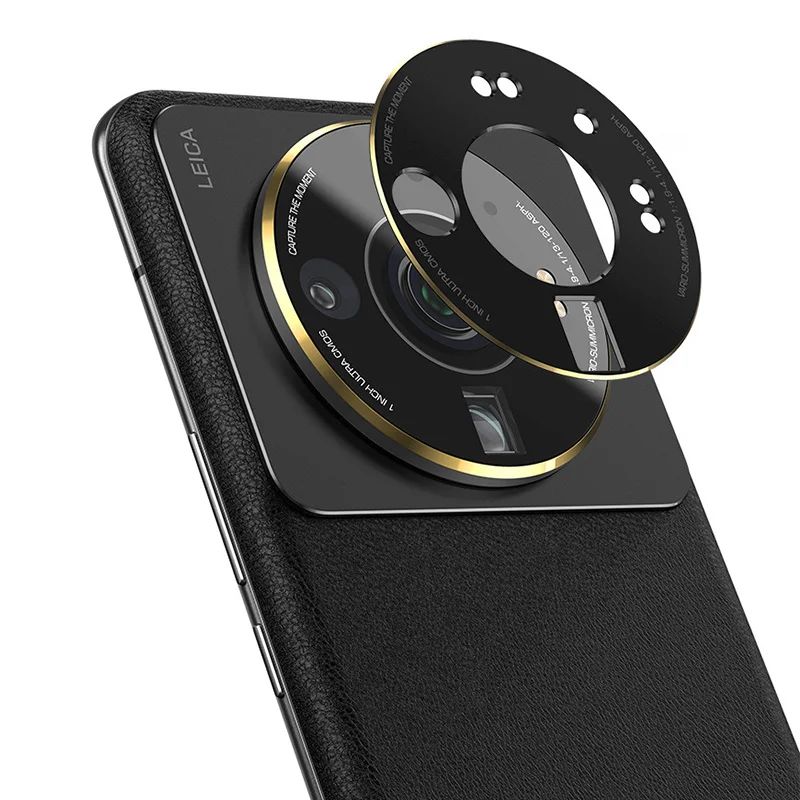 2PCS Camera Lens Cover Case For Xiaomi Mi 12 S 12S Ultra Case Screen Protector Back Lens Cover For Xiaomi 12S Ultra Metal Ring