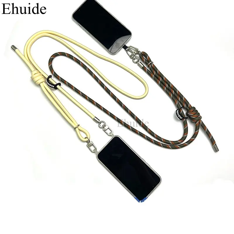 

Модный ремешок для телефона длиной 180 см, регулируемый ремешок через плечо, шейный шнур, съемный ремешок на запястье, ручка USB, чехол, плечевой ремень