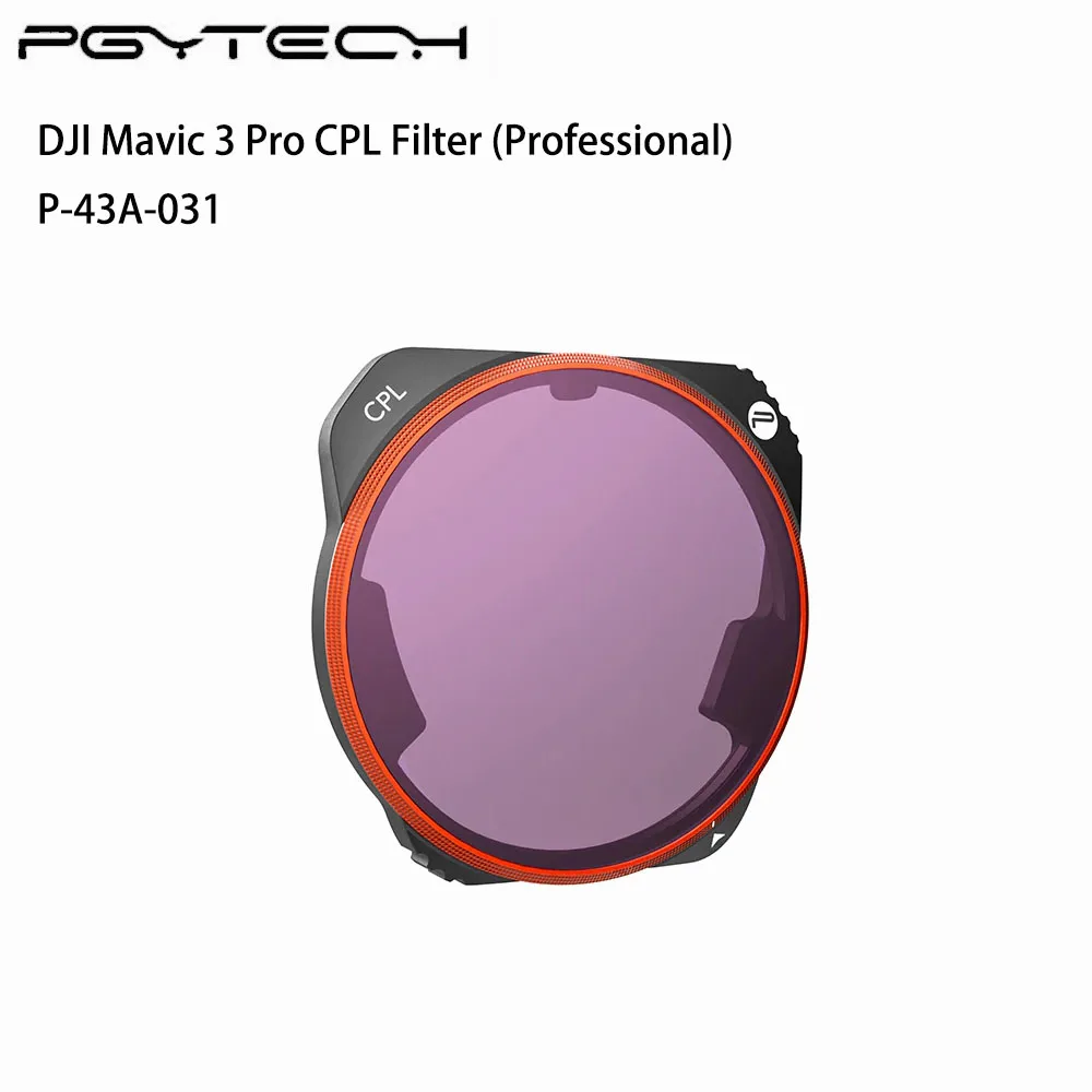 PGYTECH Drohnenfilter für Mavic 3Pro UV CPL ND-PL Set wasserdichte und ölbeständige Drohnenlinse