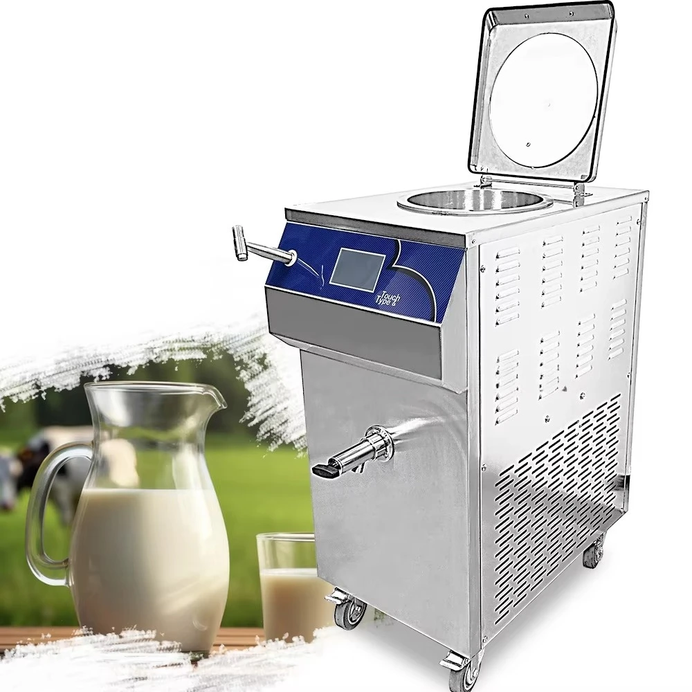 

32L 62L Factory Price Automatic Stainless Steel Milk Pasteurization Machine For Ice Cream Pasteurizer Homogenizer Deposit