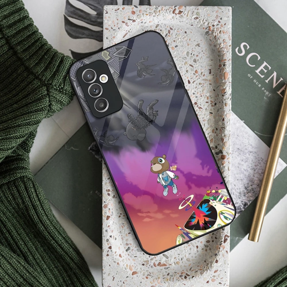 Kanye West Ye Rapper Phone Case Glass For Samsung Galaxy S25 S24 S26 S23 Ultra Fe Plus A16 A17 A37 A57 A15 A25 A35 Cover