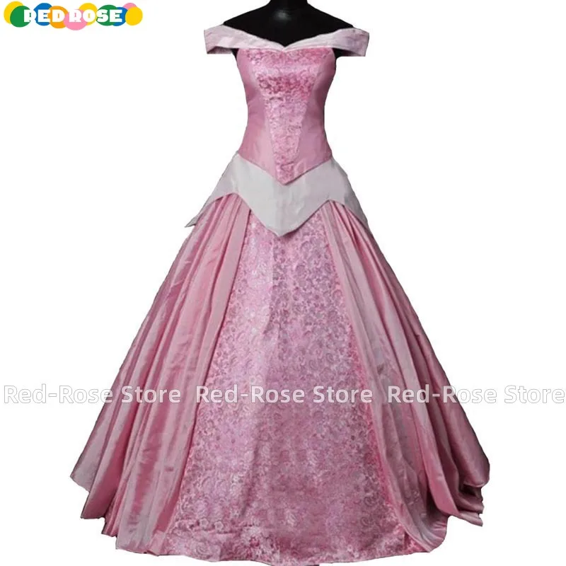 

Выполненный на заказ костюм принцессы Авроры высшего качества для взрослых женщин, праздничный костюм, платье