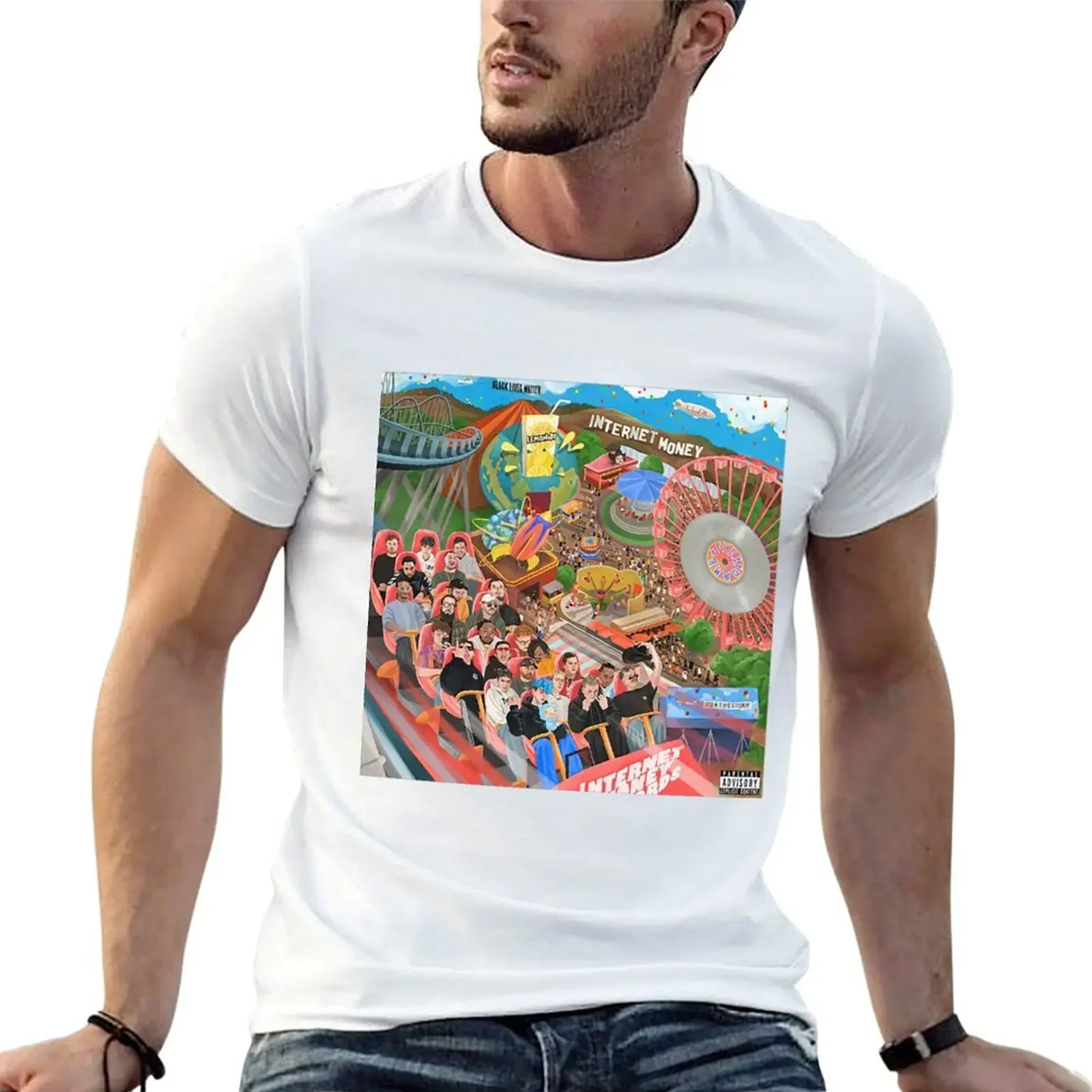 

B4 the storm internet money T-Shirt kawaii clothes vintage clothes Luxury man shirts graphic fitted t shirts for men