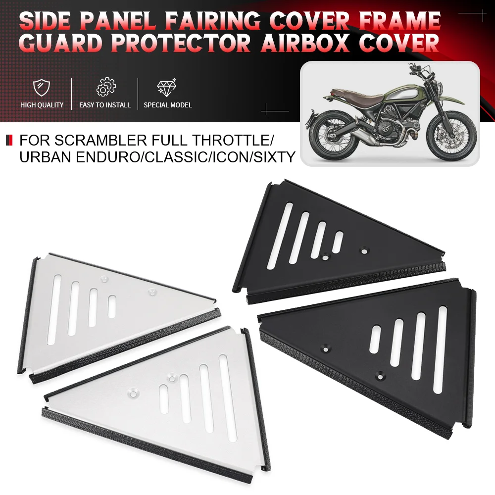 

For Ducati Scrambler Full Throttle/Urban Enduro/Classic/Icon/Sixty Side Panel Fairing Cover Frame Guard Protector Airbox Cover