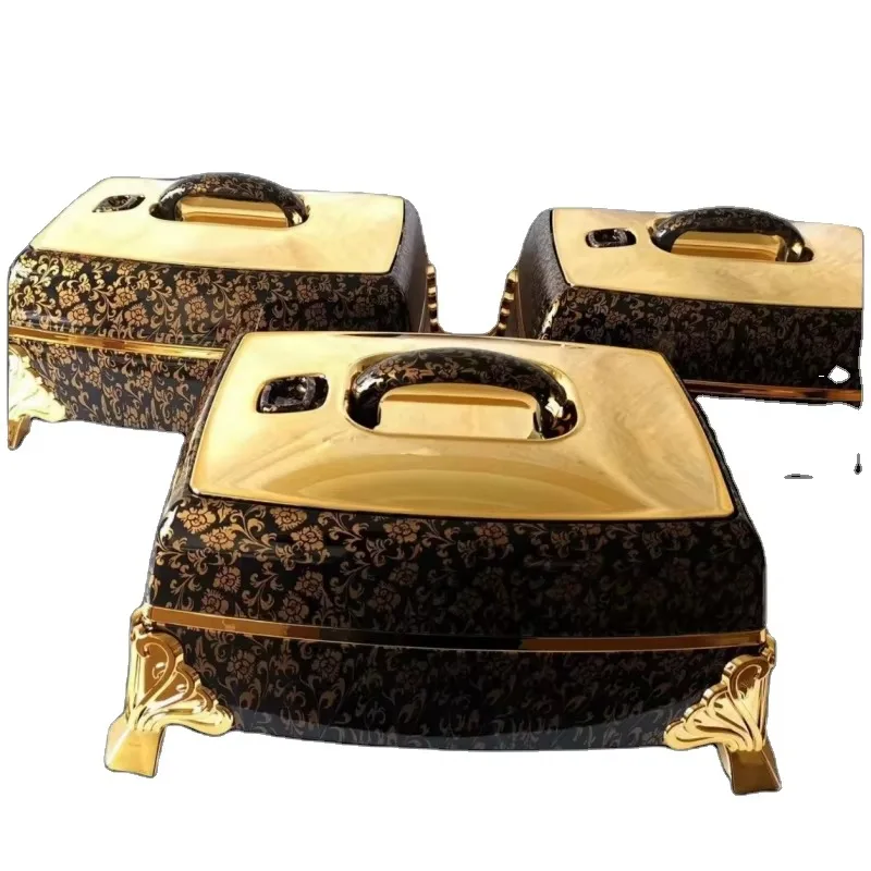 4.5L + 5.5L + 6.5L Large Capacity Insulated Container Keep Food Hot Mix Color Food Storage & Bar Hotel Container