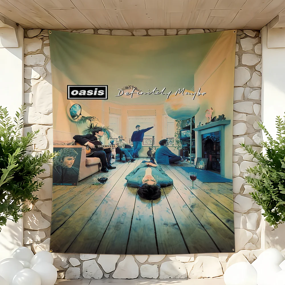 Rock Band O-Oasis flag For Outdoor Picnic Home Camping Party