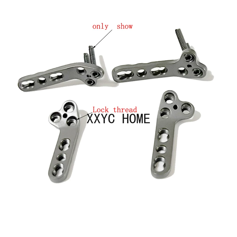 1PC 2.0/2.4/2.7/3.5 Titanium Orthopedic Plate With Locking Thread For Small Animal Pets