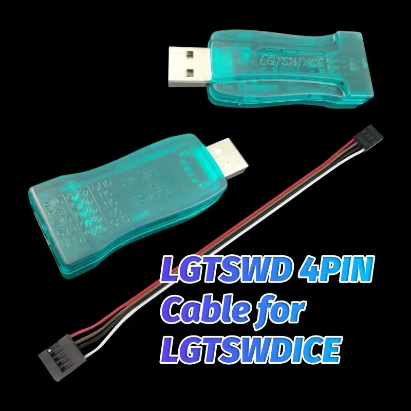 LGTSWDICE Programmer/Emulator Used for LGT8F328P SSOP20 LQFP32 LQFP48 Etc.