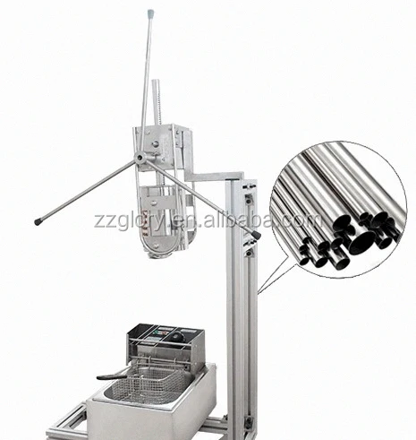 3 Hollow Spanish Churro Machine With Fryer