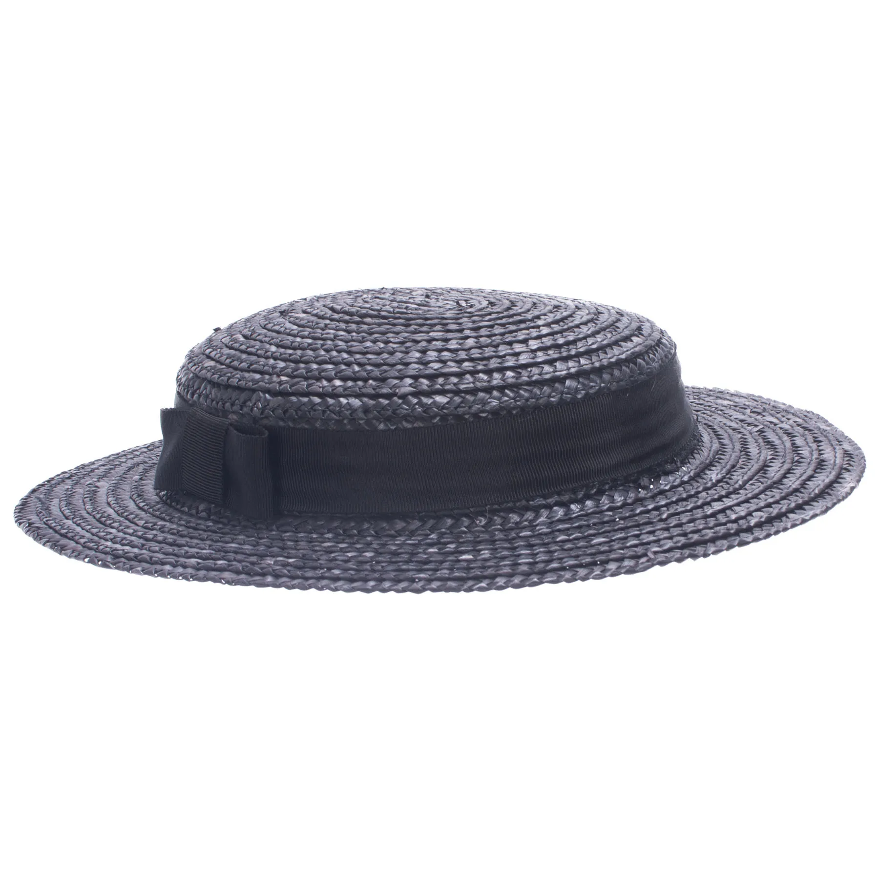 Lawliet-Mini sombrero de copa negro Hatband Disc Fascinator, decoración personalizada para fiesta de té, A617