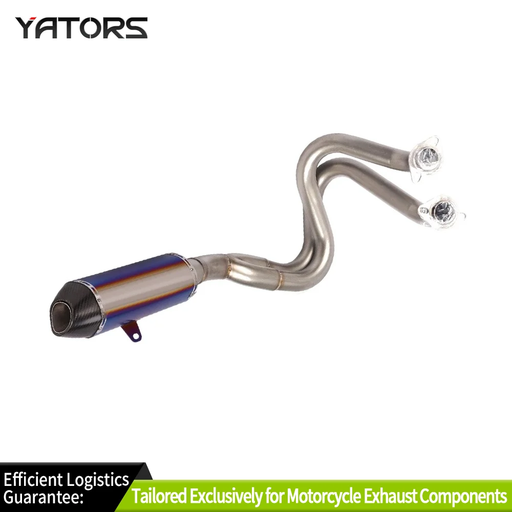 

Exhaust Systems Full System Exhaust Muffler Header Pipe For Kawasaki Ninja 650 Z650 2017-2025 Exhausts Pipes