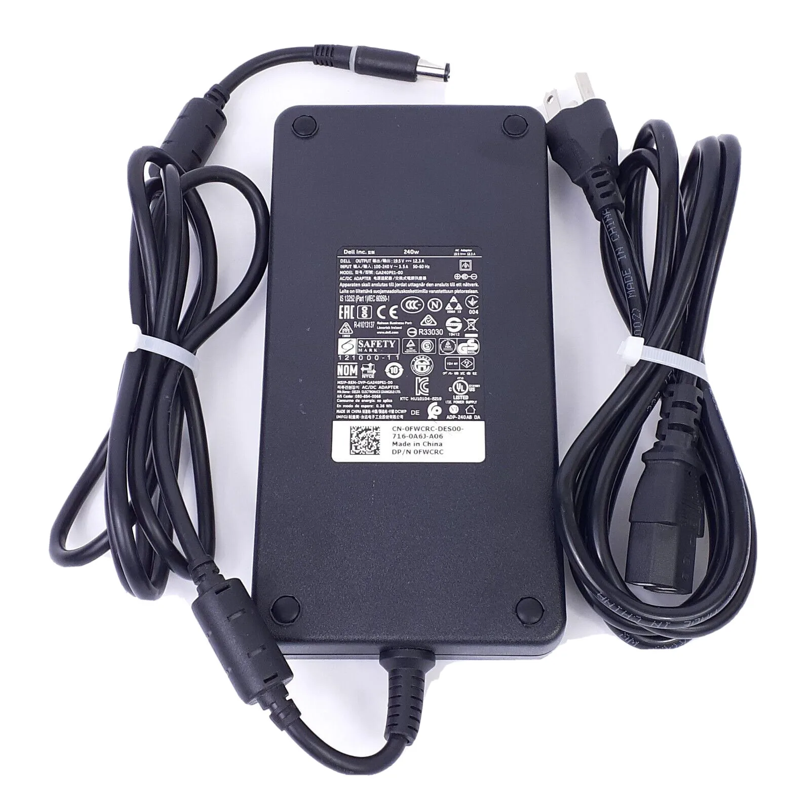 

Оригинальное зарядное устройство Dell 240 Вт Precision M6600 M6700 M6800 7710 7720 7730 7740 7750
