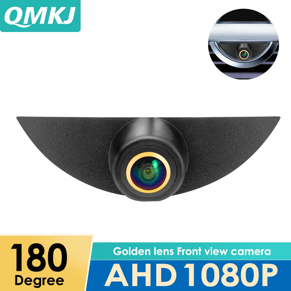 QMKJ CCD AHD 1080P Vehicle logo Front View Camera for Nissan X-Trail Tiida Livina Qashqai Fairlady Pulsar Cube Armada Frontier