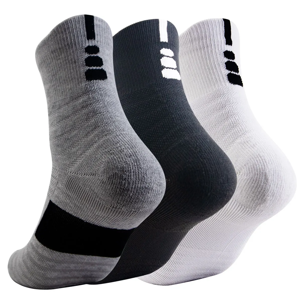 

1Pairs organic cotton men socks thin knit mesh ankle socks summer fitness breathable quick dry short sock for cycling Plus size