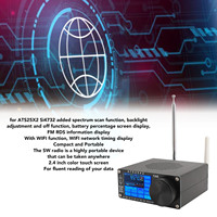 Full Band Radio Receiver Multifunction FM LW MW SW SSB Shortwave Radio Receiver ATS25X2 Si4732 Spectrum Scanning WIFI for Home