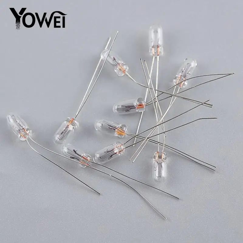 25PCS/lot Clear 12V 5mm 4mm 3mm Mini Bulb of Wheat Rice Bulbs For GM GMC Chevy Honda Toyota Climate Radio Switch Button Bulbs