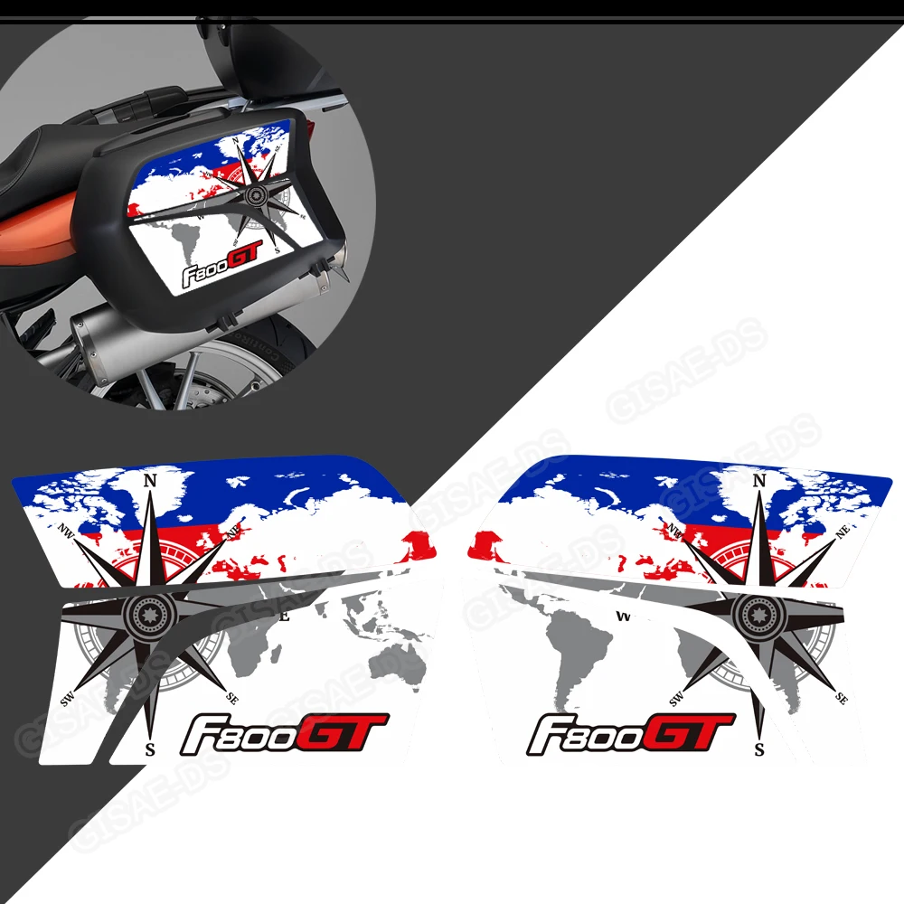 ل F800GT F 800 F800 GT دراجة نارية جذع الأمتعة الحالات العديلات ملصقات الشارات اكسسوارات مقاومة للماء