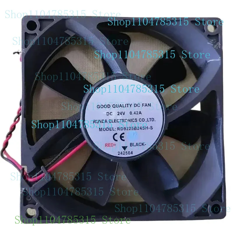 

For RUNDA RD9225B24SH-S DC 24V 0.42A 90x90x25mm 2-Wire Server Cooling Fan