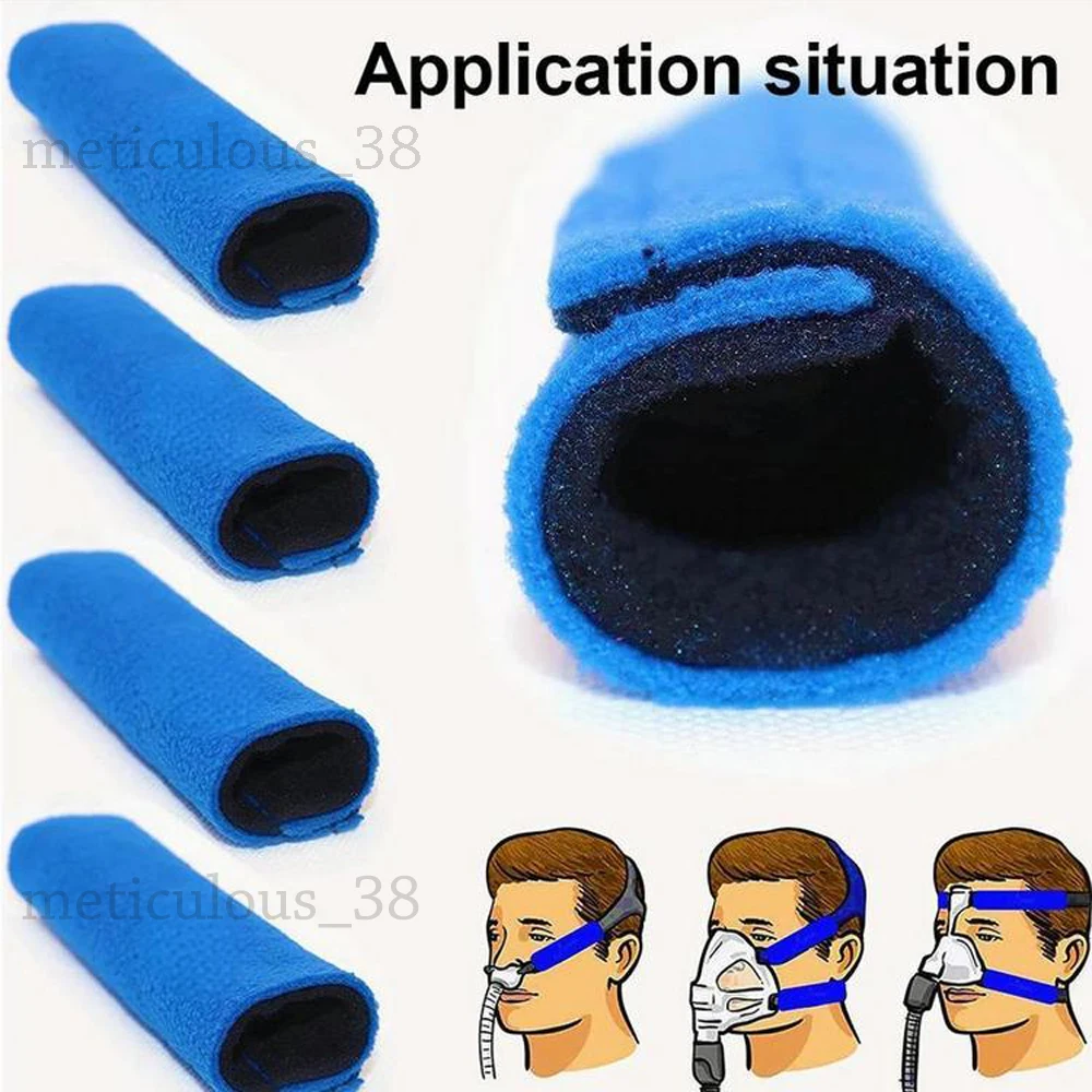 

4 шт. чехлы для ремней CPAP, удобные подушечки для ремня CPAP, подушечки для лица CPAP, удобные принадлежности, универсальные и многоразовые подушечки для масок