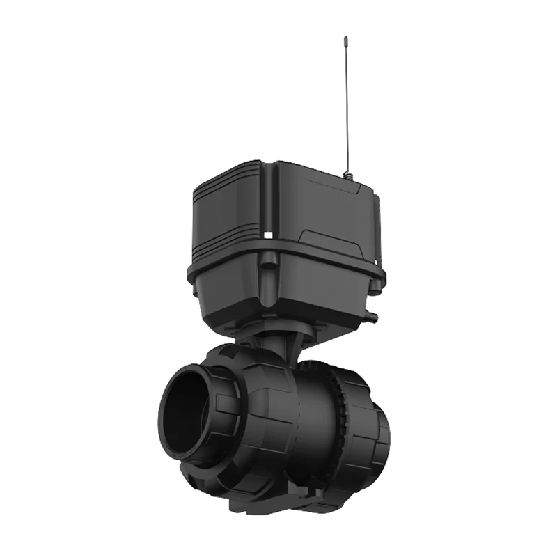 Solar Panel and Battery Operated LoRa 169 MHz 433 MHz 868 MHz connected smart ball valve