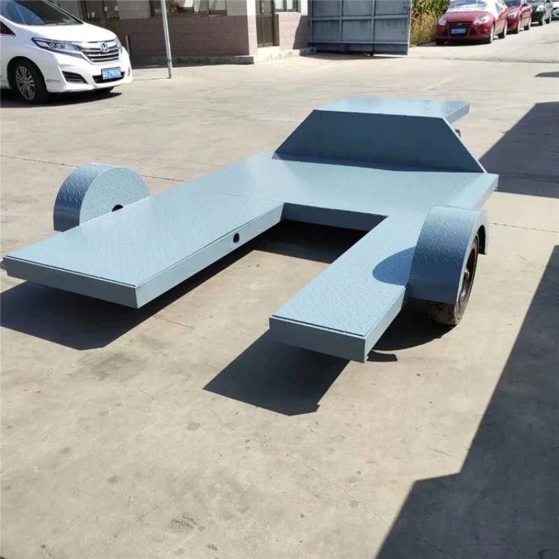 

Low chassis flatbed trailer trailer