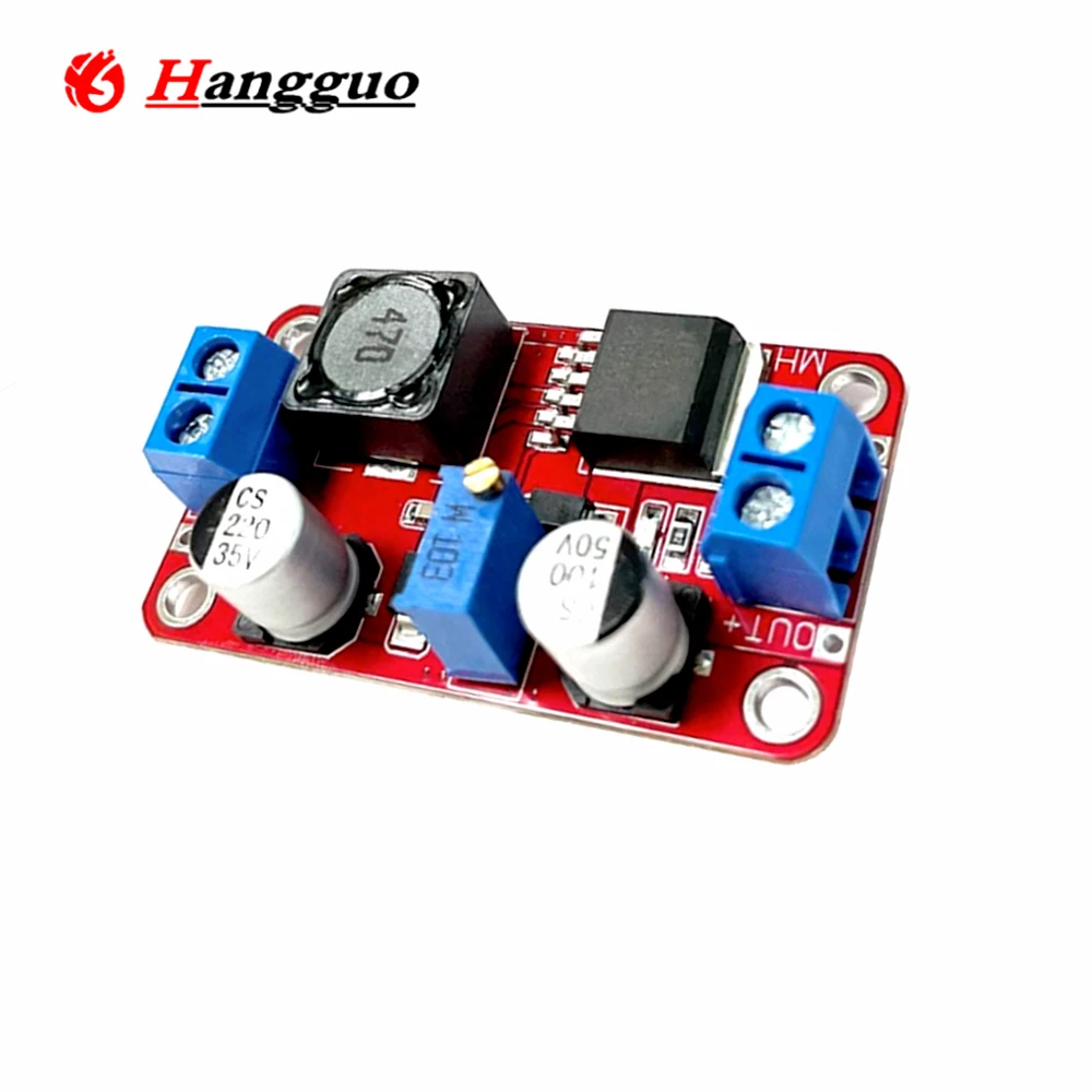 5PCS/Lot 5A DC-DC Step Up Power Module Boost Volt Converter XL6019  output 3.3V-35V To 5V/12V/24V adjustable