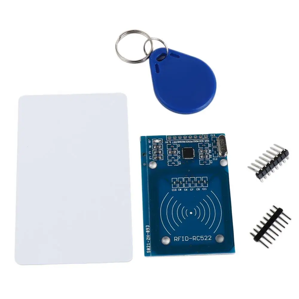 A Complete Set RC522 RFID Wireless Module Rectangle 40mm(1.57in)×60mm(2.36in) RFID-RC522 Module MFRC-522 Proximity Module