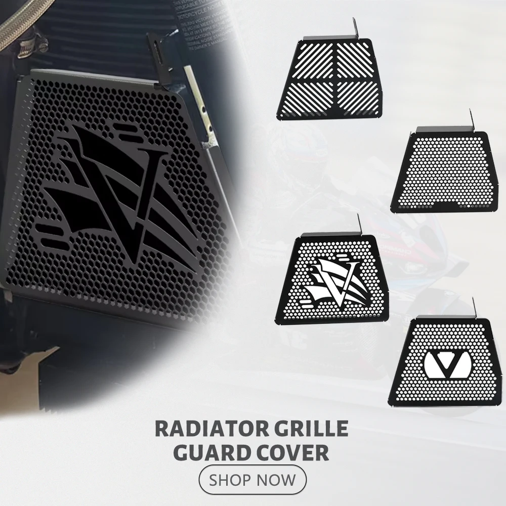 

2024 Motorcycle Radiator Grille guard Oil Cooler Guard FOR Victory Cruiser/Hammer/Vegas 8 Ball/King Pin/Judge/Highball 2008-2023