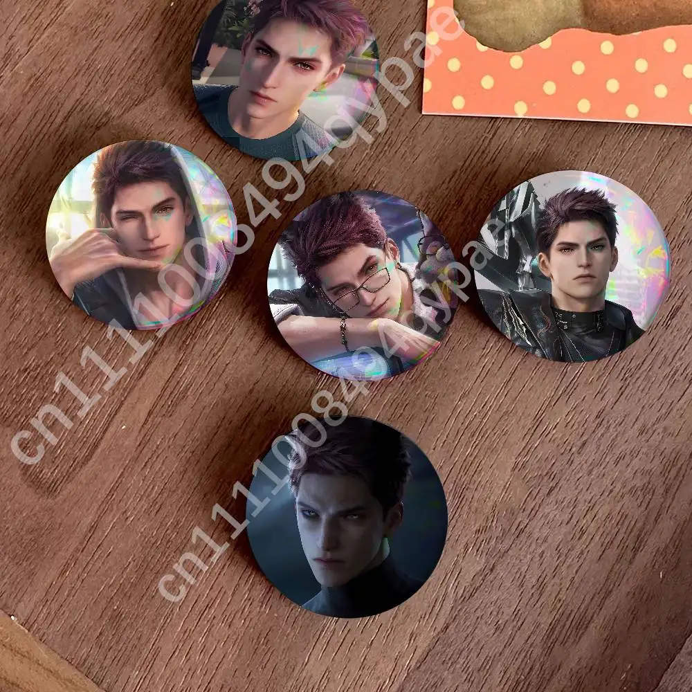 AoYin Valko L-Love And Deepspace Button Pin Badges Decoration Gifts Merch Party Supplies for Accessories Art DIY Crafts Decor