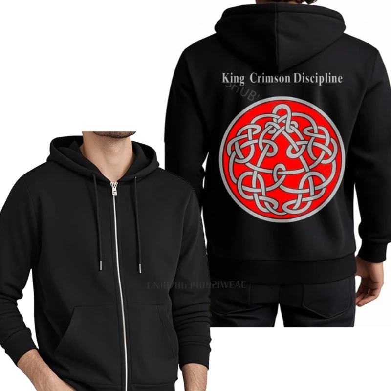 الخريف رجل انغلق أوم سستة الخريف الرجال هودي الملك قرمزي الرجال الانضباط غطاء رأس أسود كول القمم لينة القطن البلوز