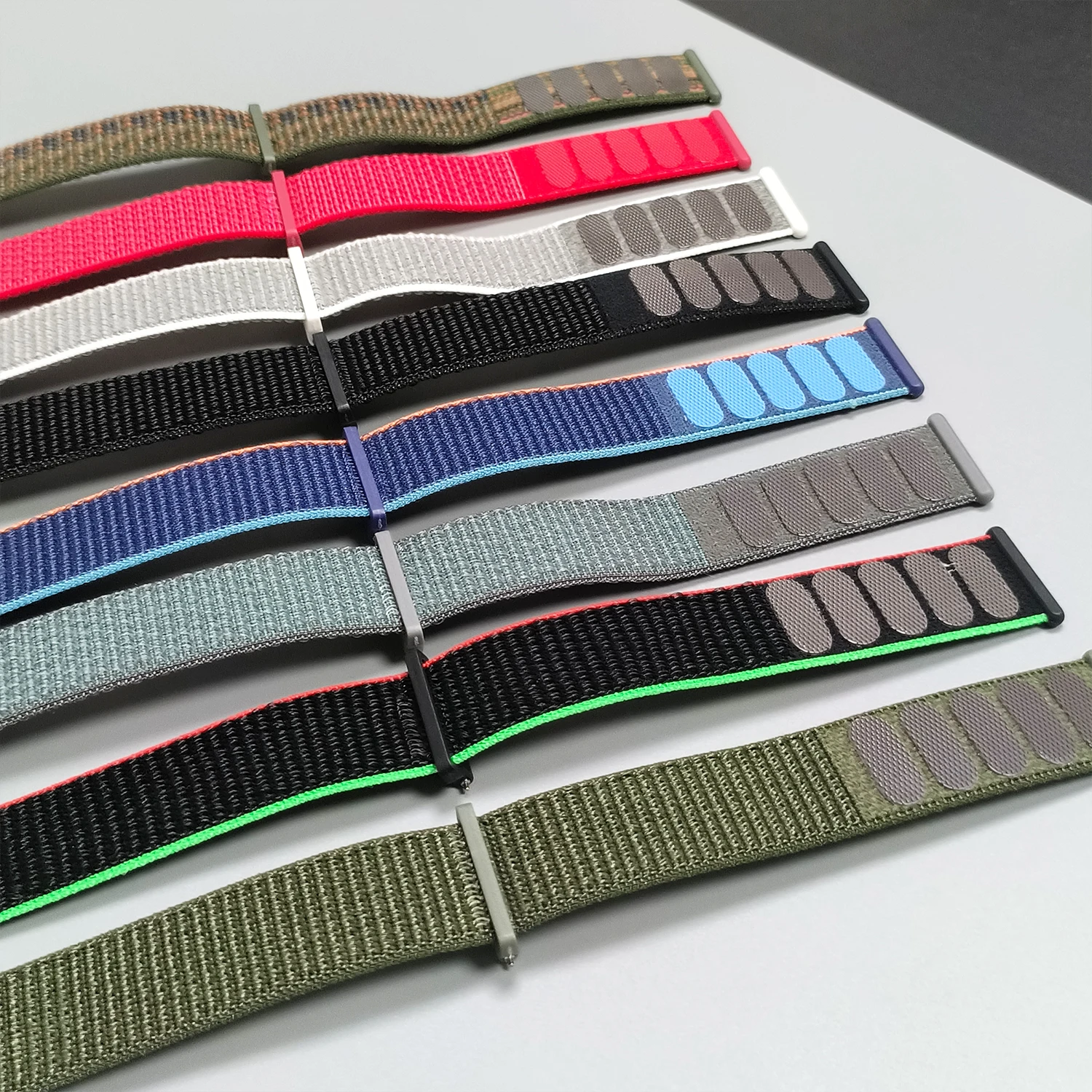 20 مللي متر 22 مللي متر النايلون حلقة حزام (استيك) ساعة لساعة Realme 3/2/S تنفس حزام لساعة Realme 3 2 S برو سوار استبدال الساعات