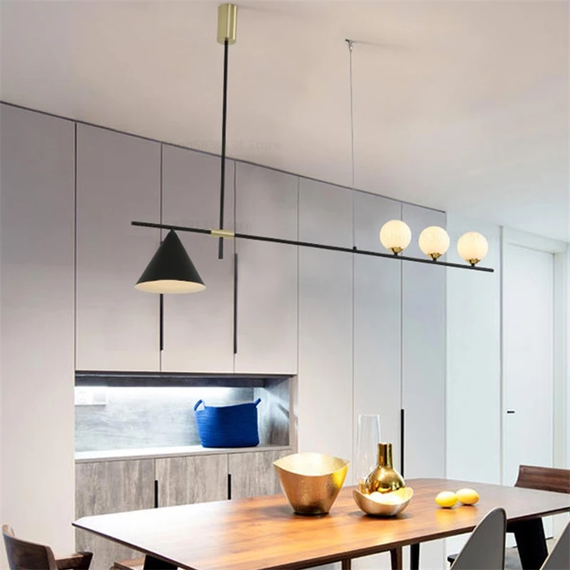 Imagem -02 - Nordic Simples e Moderno Pingente Luzes Sala de Estar Lâmpadas Pingente Cozinha Pendurado Lâmpadas Led Luminárias Decorações para Casa E27