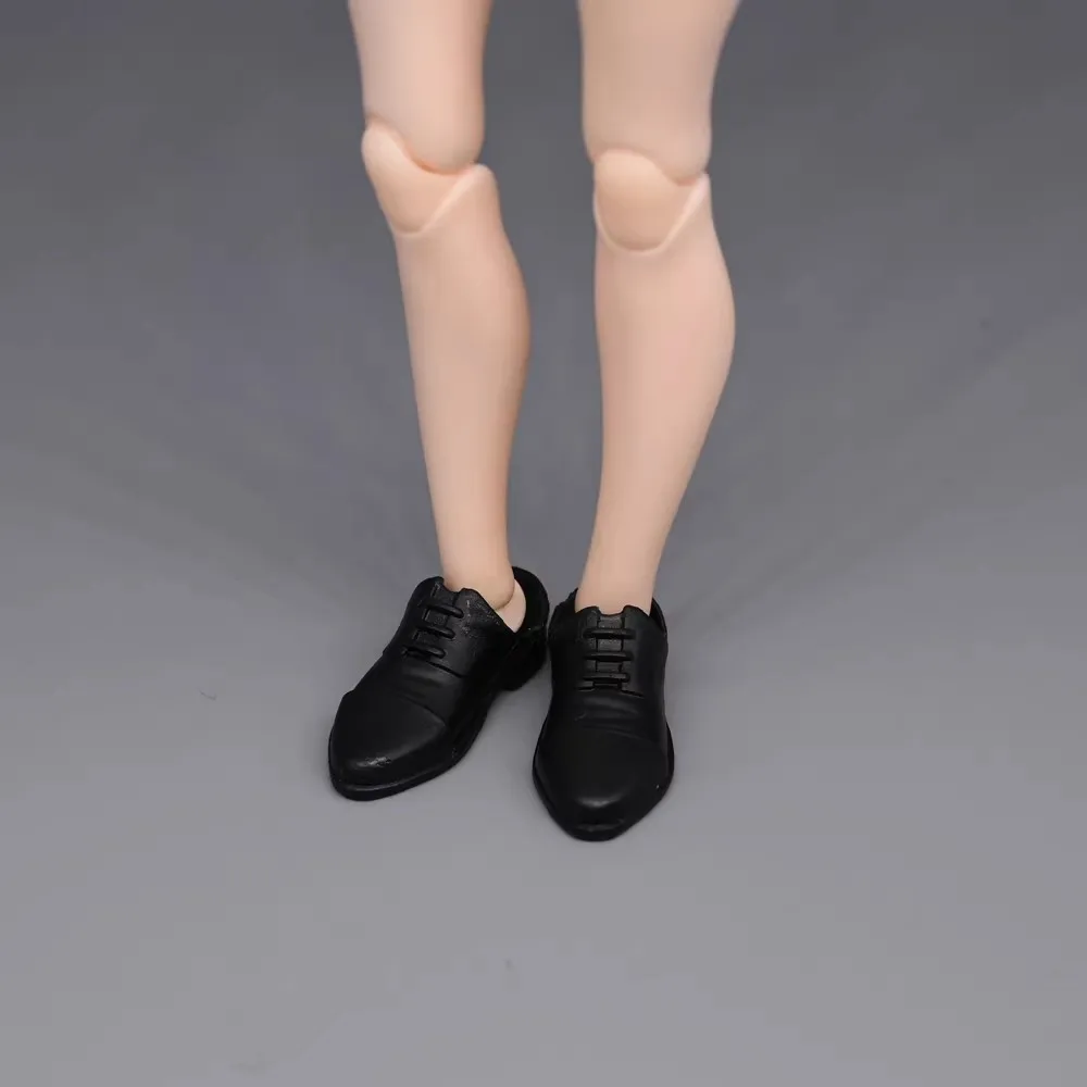 

Snail 1/12 Doll Soldier Black Leather Shoes Mecha Girl DIY Modification Fit 6'' Action Figure In Stock