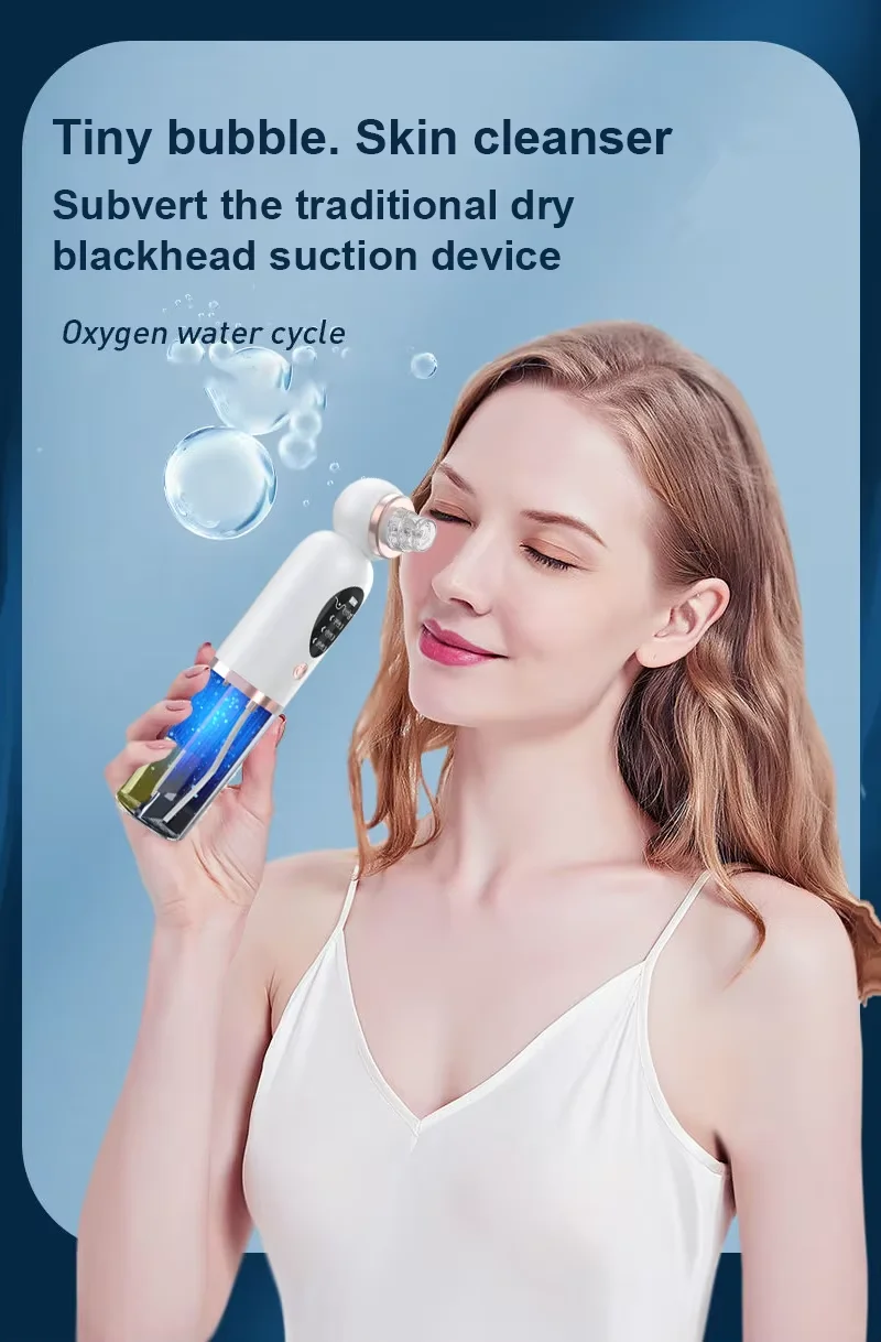 2025 Nieuwe kleine Bubble Pore Vacuüm Mee-eter Elektrische Huid Gezichtsreiniger Beauty Tools
