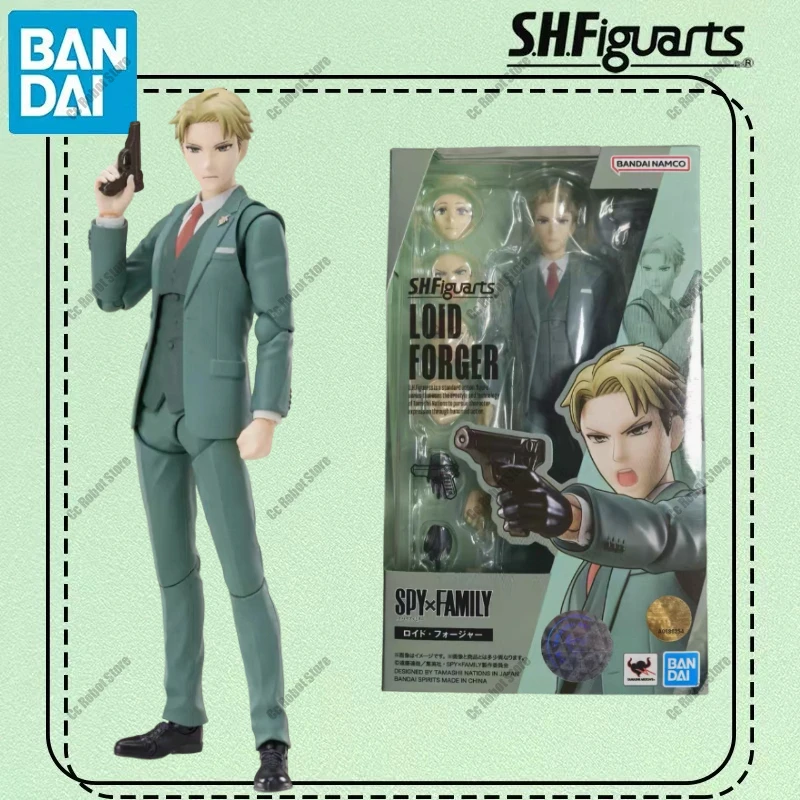 

In Stock Bandai S H Figuart Original Spy X Family Loid Forger Doll Brand New Boxed Action Figure Anime Characters Model Garage