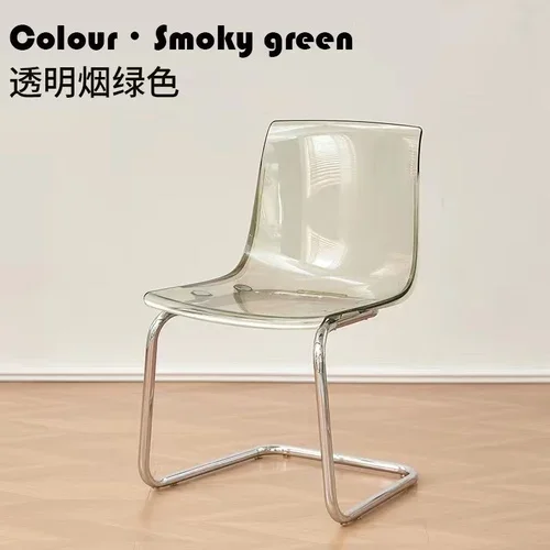 Apartamento Designer Diining Chair Nordic Acrylic Minimalist Modern Dining Chair Household Clear Silla Comedor Home Furniture