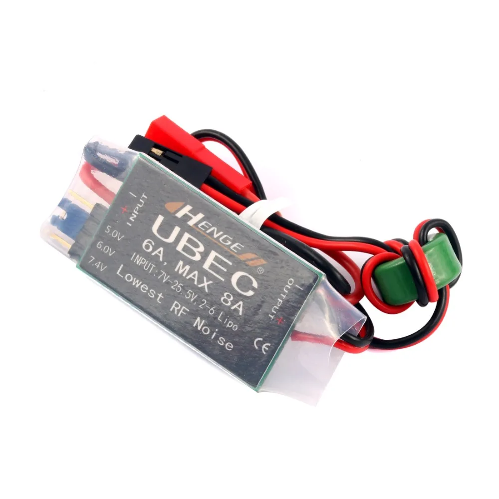 4A 6A 8A UBEC HENGE Output 5v / 6v 2-6S LIPO 6-16 Cell Ni-Mh Input Switch Mode for RC Racing Drone FPV DIY