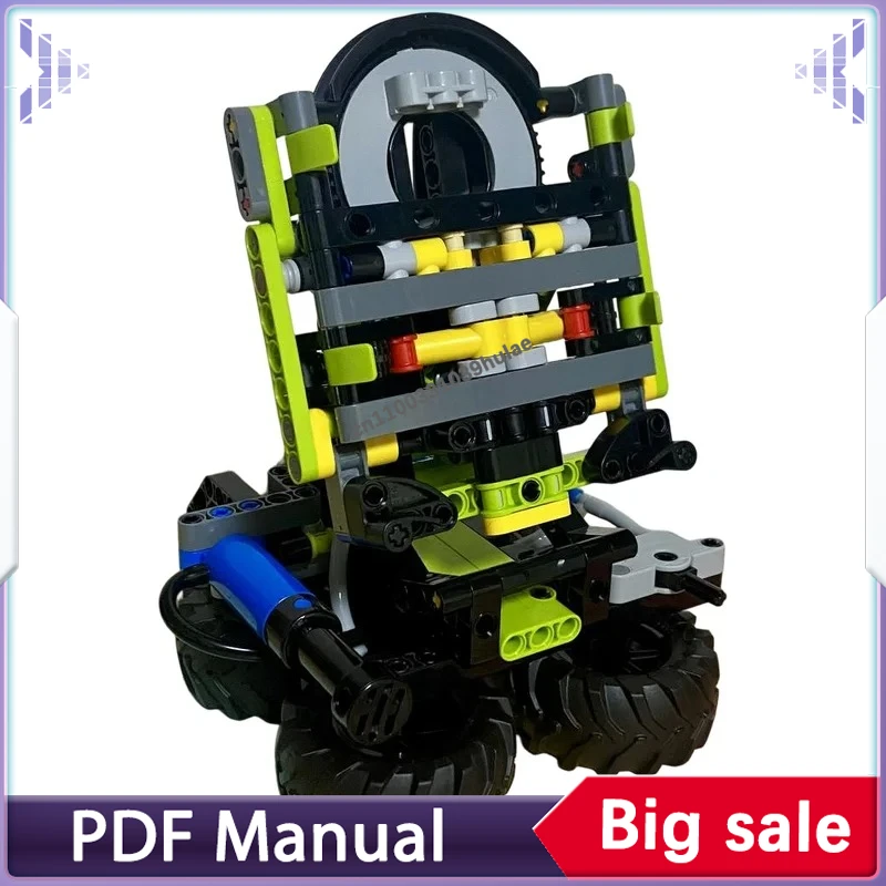 DIY Assembly Brick Set Phone Holder MOC Building Blocks, Desktop Mobile Phone Stand Practical Accessory