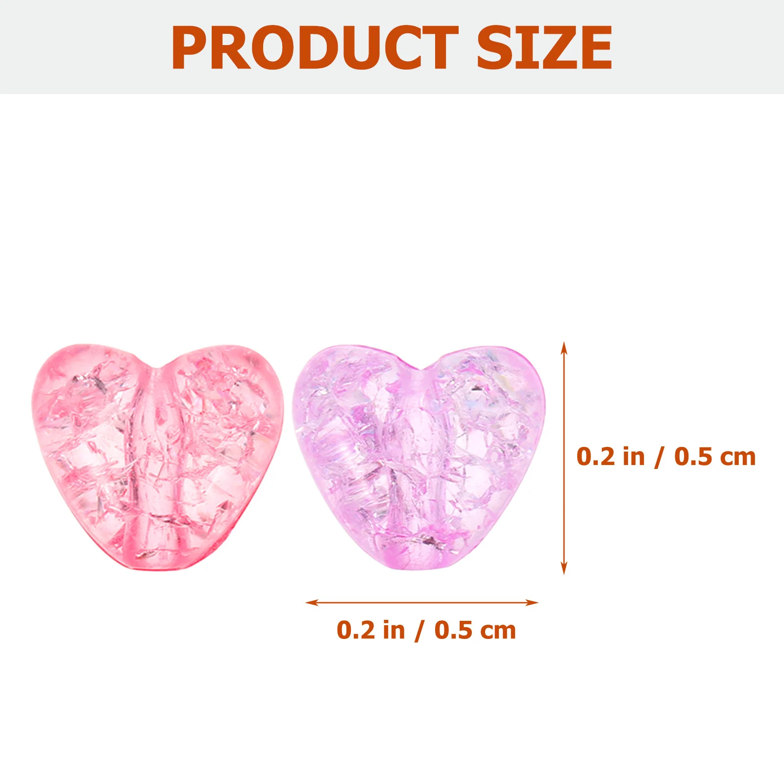 

Heart Ornament Vase Filler Acrylic Floating Heart Shape Beads Romantic Wedding Party Desktop Office Home Decor DIY Beads