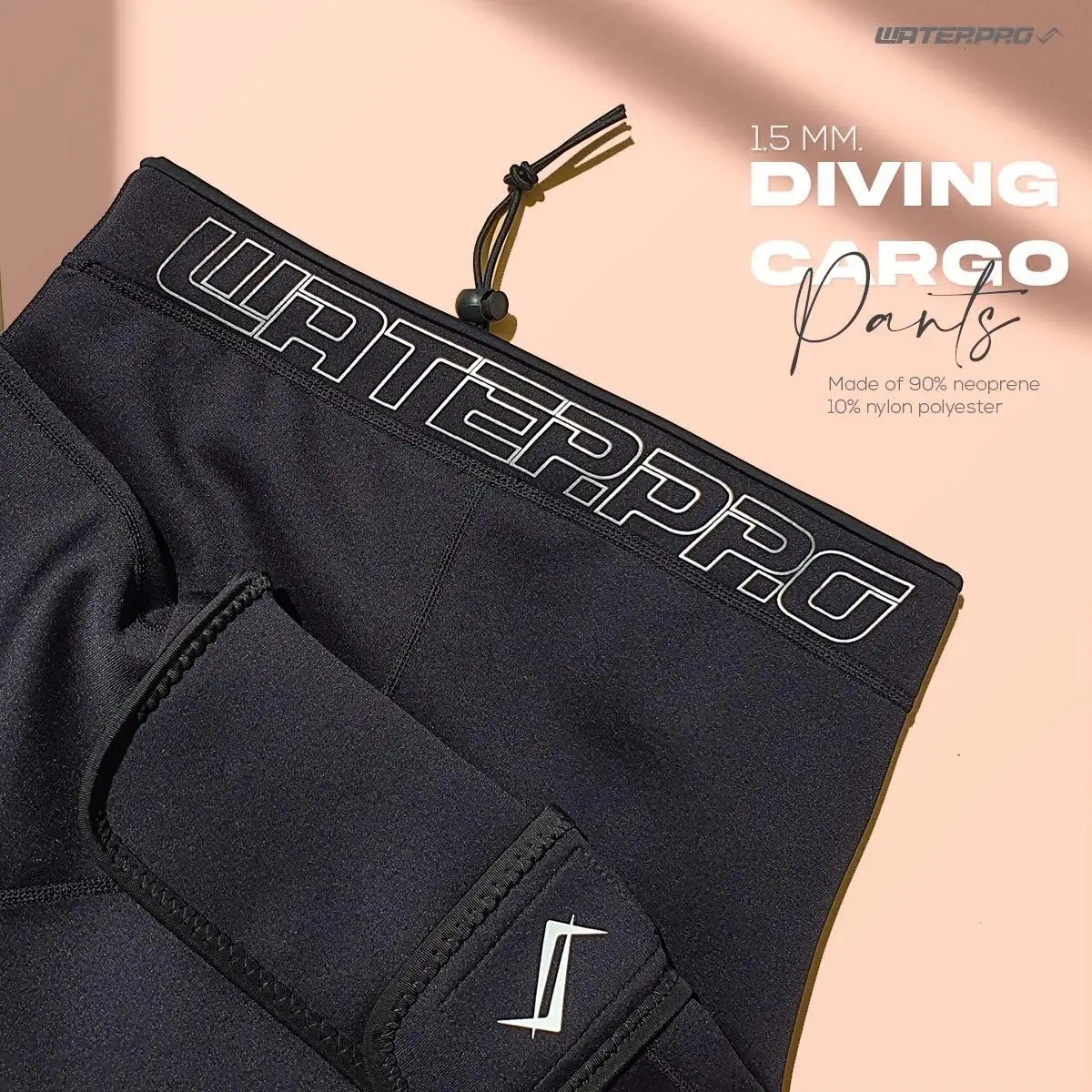 Water Pro 1.5mm diving cargo pants Scuba Diving Free Diving Water Sports