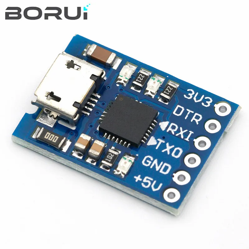 1pcs CP2102 MICRO USB naar UART TTL Module 6Pin Seriële Converter UART STC Vervangen FT232