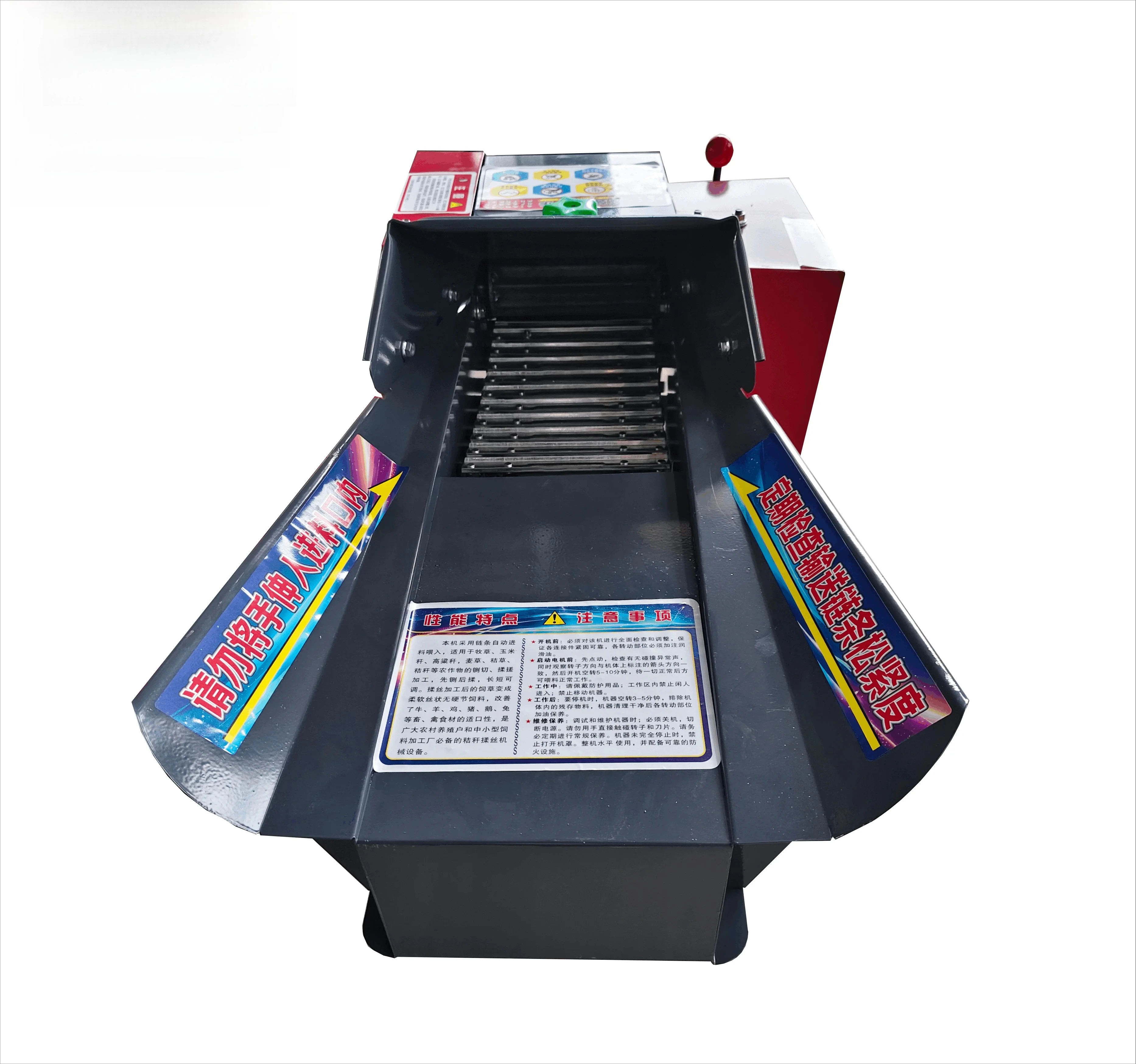 New Chuff Straw Crusher Poultry Animal Cattle Feed Making Grass Shredder Silage Chopper Hay Fodder Forage Chaff Cutter Machine